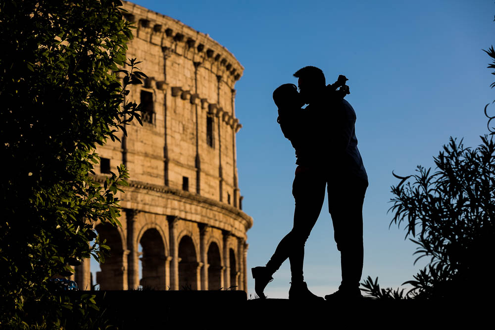 Engagement photography in Rome Italy. Image by Andrea Matone photographer