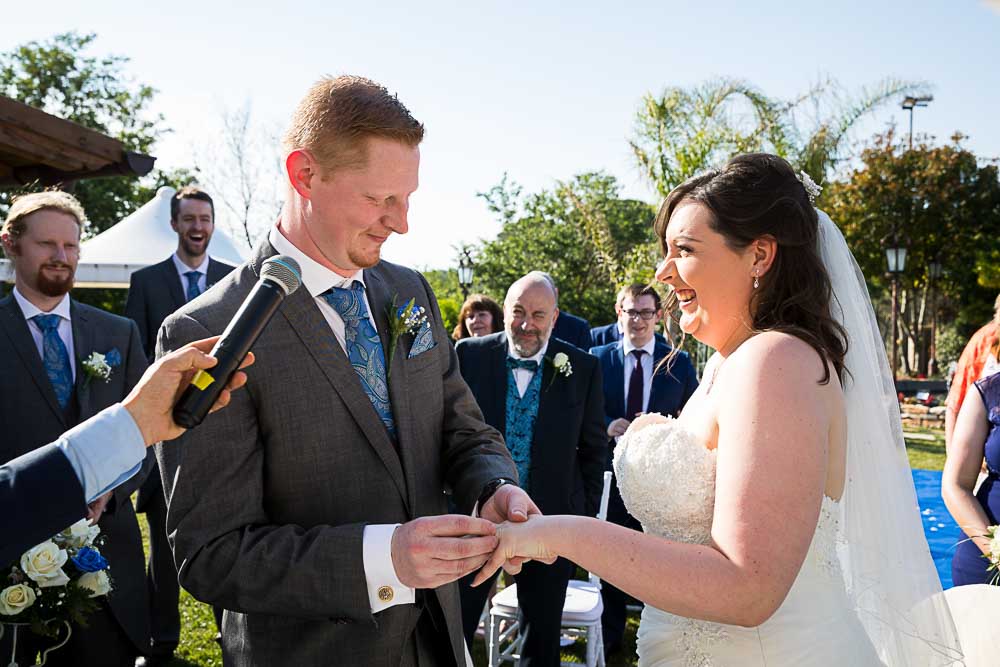 Exchanging the nuptial rings