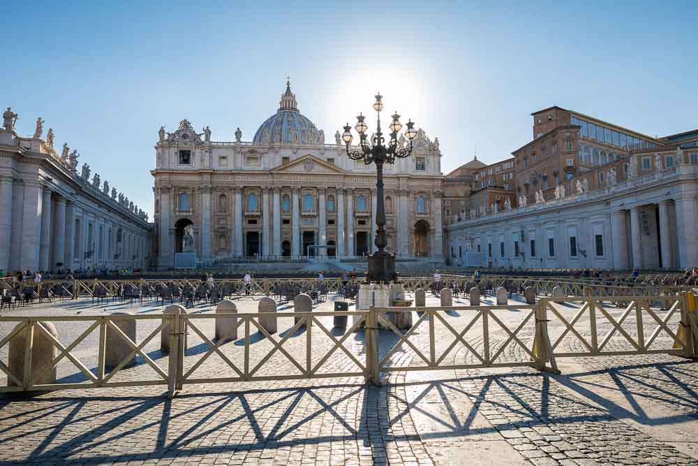 Saint Peter's cathedral in the Vatican. Rome, Italy.