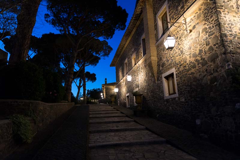 Castello della Castelluccia nighttime exterior pictures