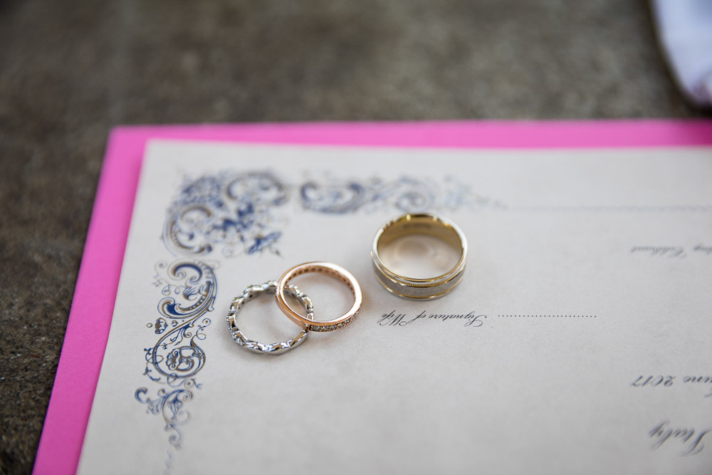 Wedding rings still life image