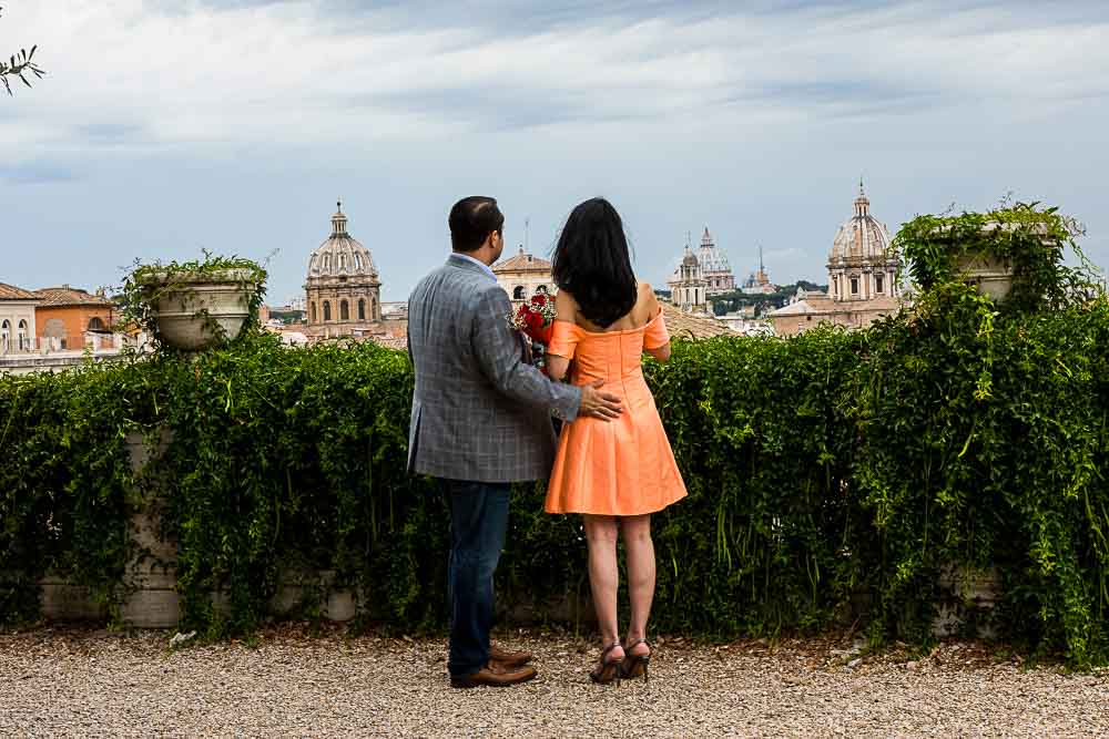 Toasting by the panoramic view