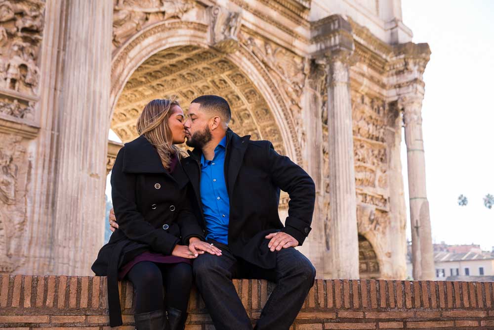 Portrait picture at the Roman Forum