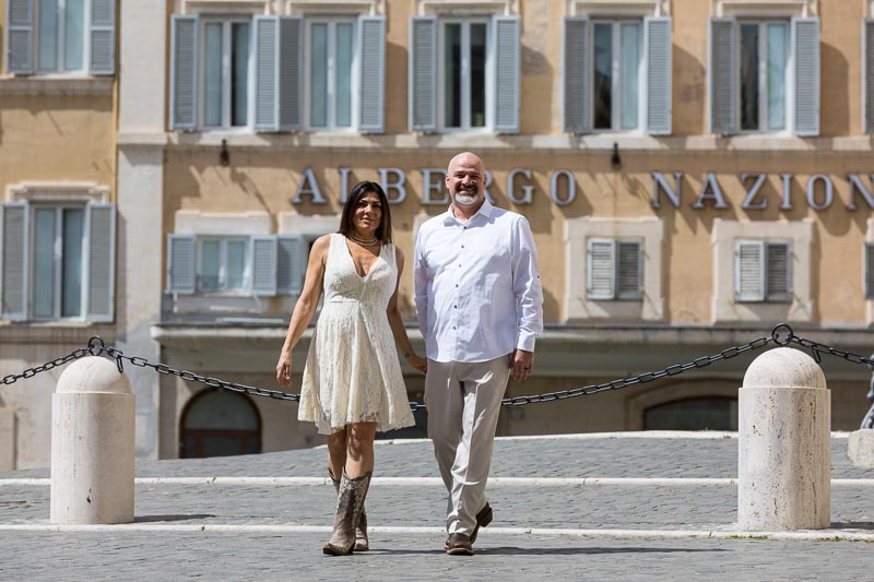 Walking in the streets of Rome