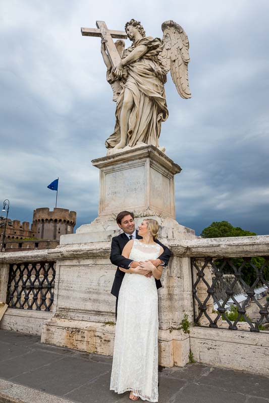 Angel statue portrait