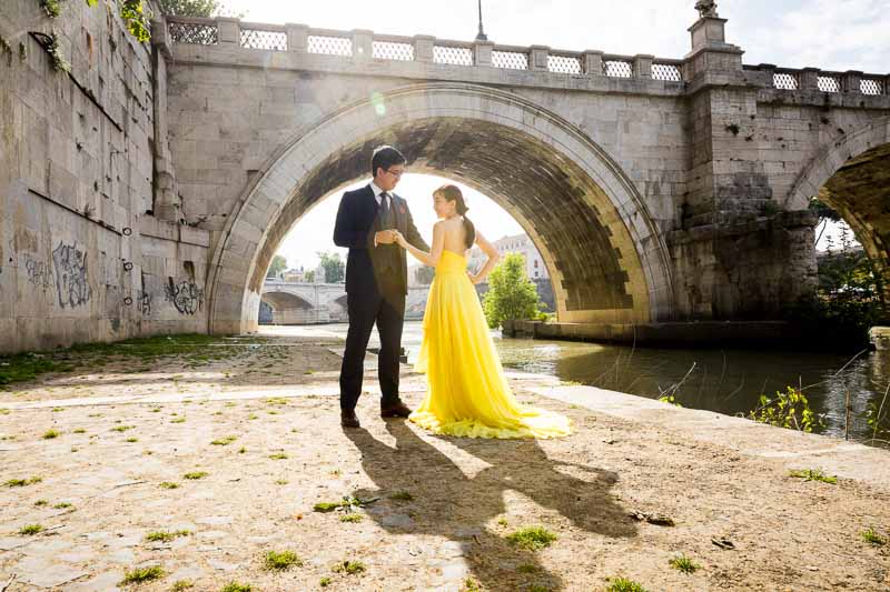 Under the bridge photo session