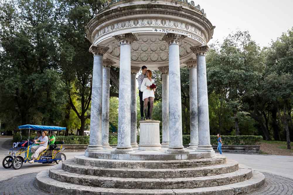 Temple of Diana photo shoot while walking around the park