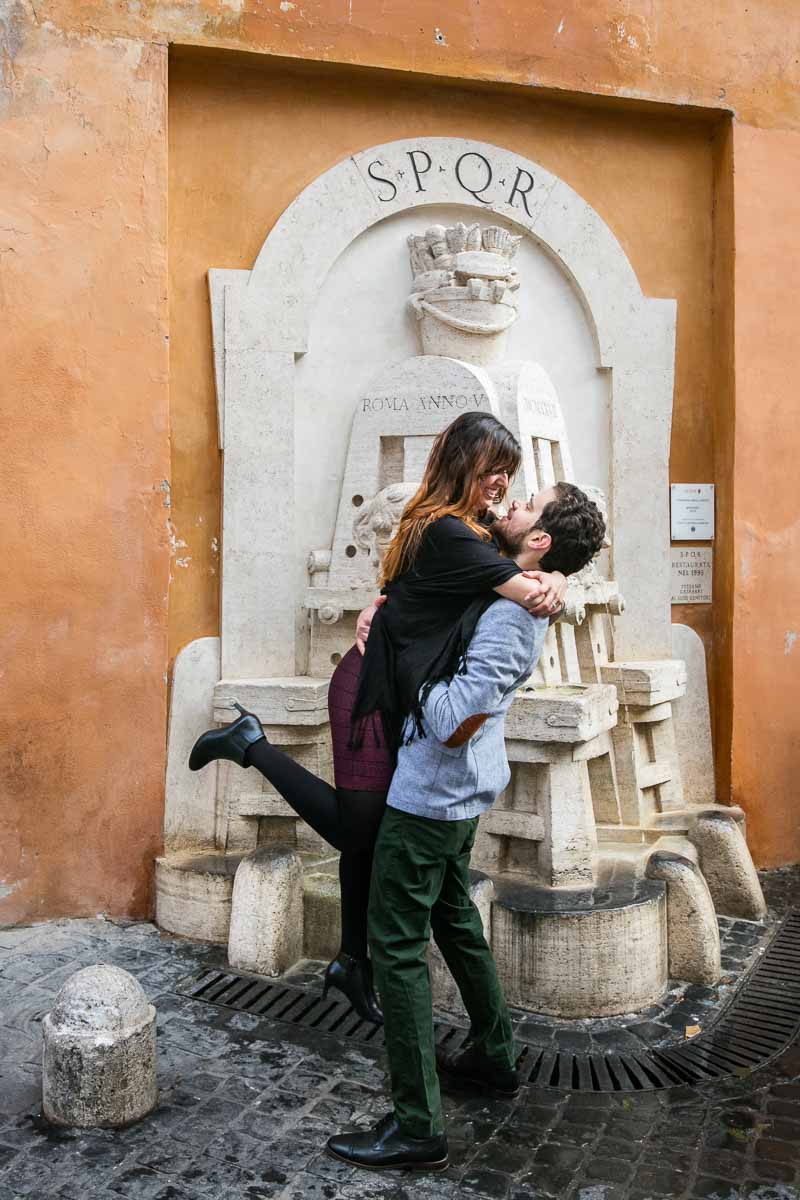 In love in Rome photo session