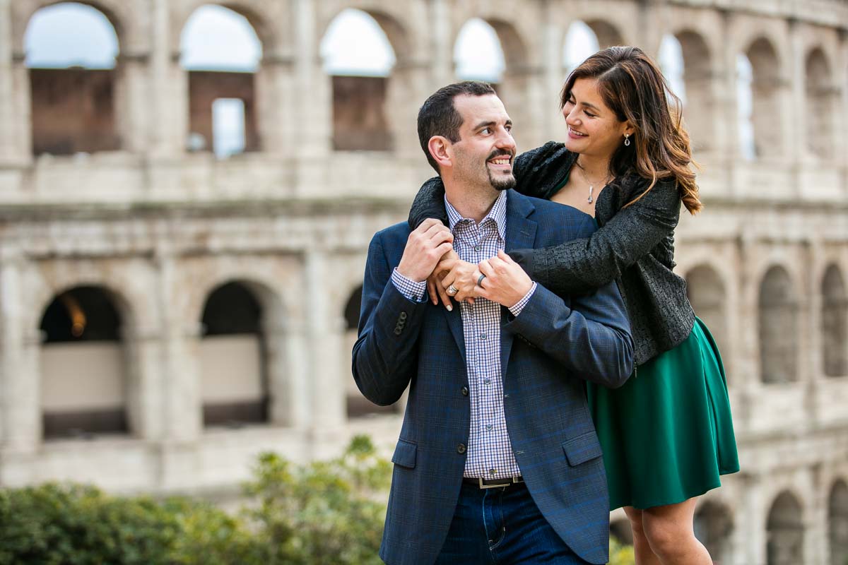 Photo session at the Colosseum in Rome