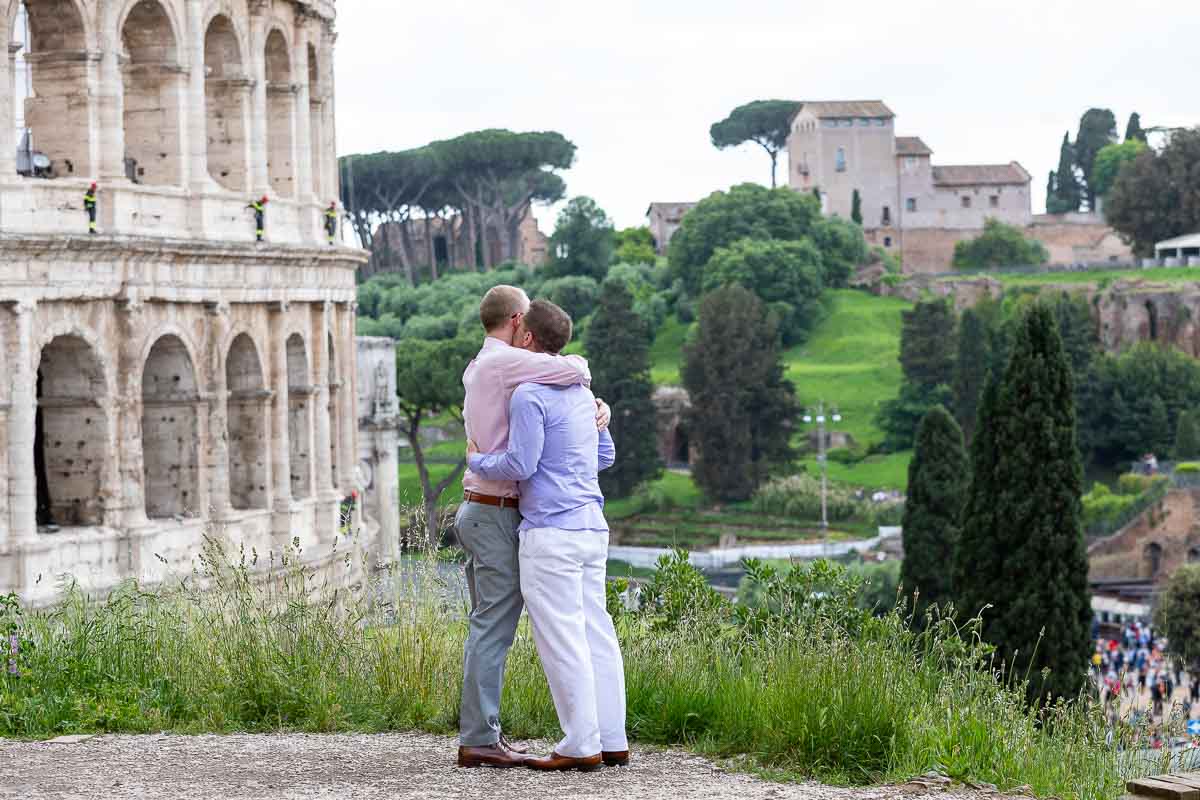 Gay couple just engaged