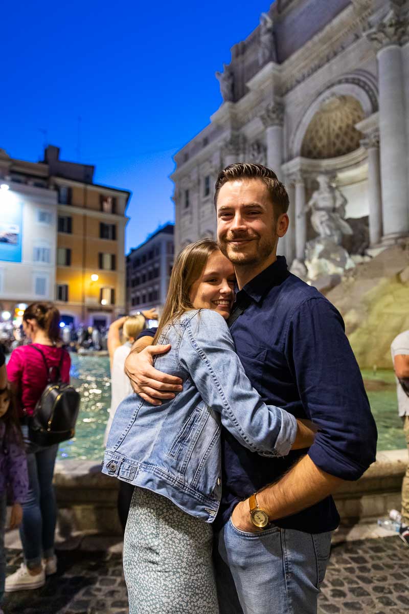 Couple super happy portrait engagement pictures