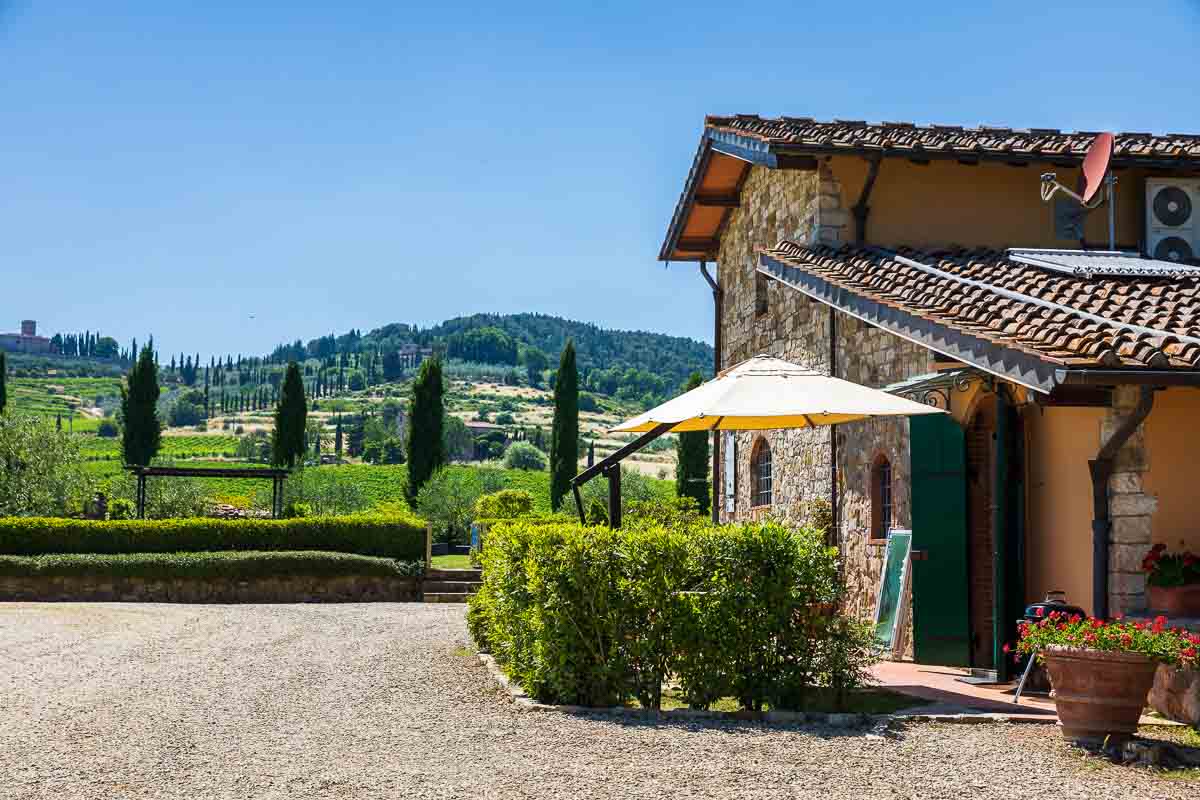 Il Viticcio winery farmhouse