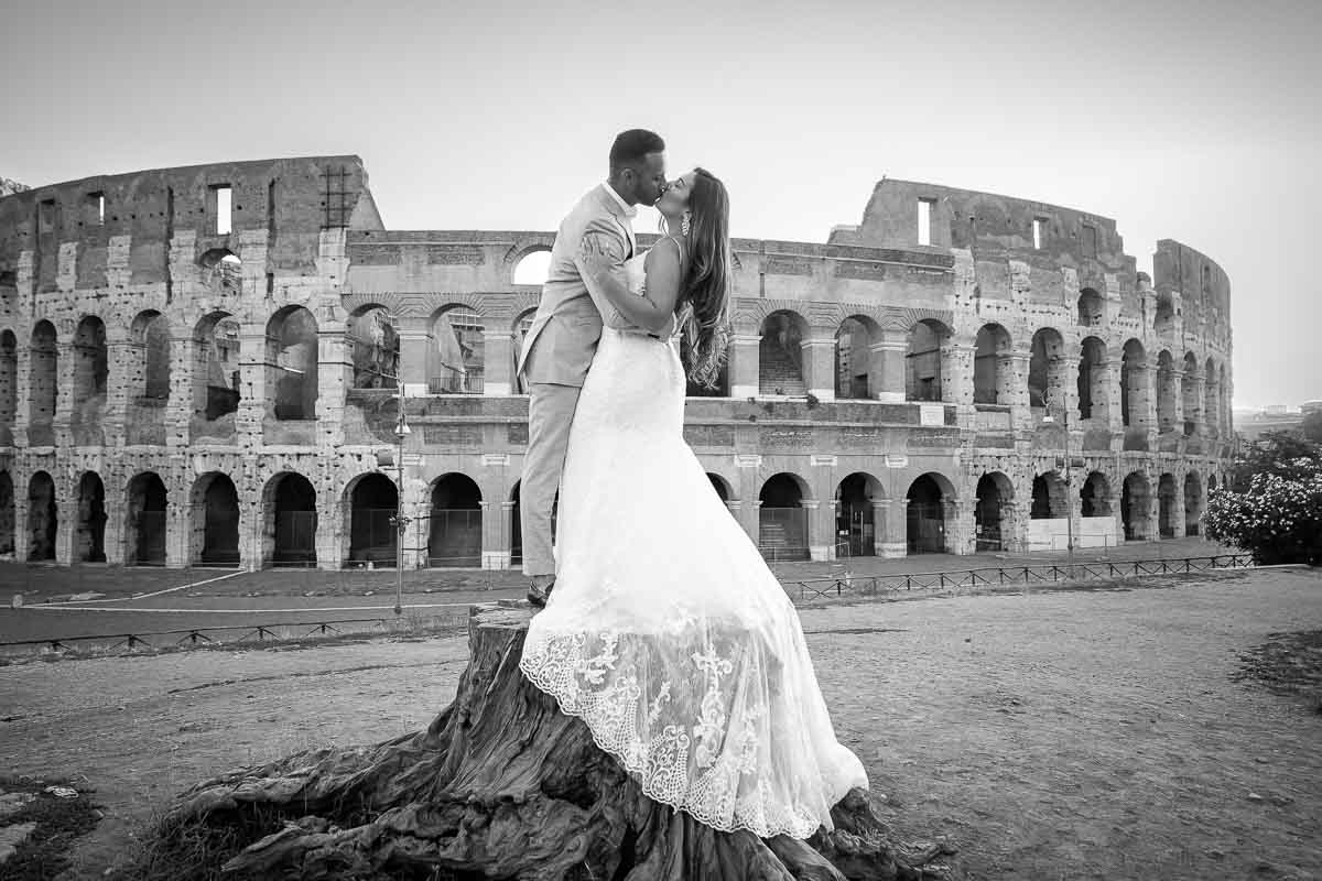 Black and white wedding photography conversion