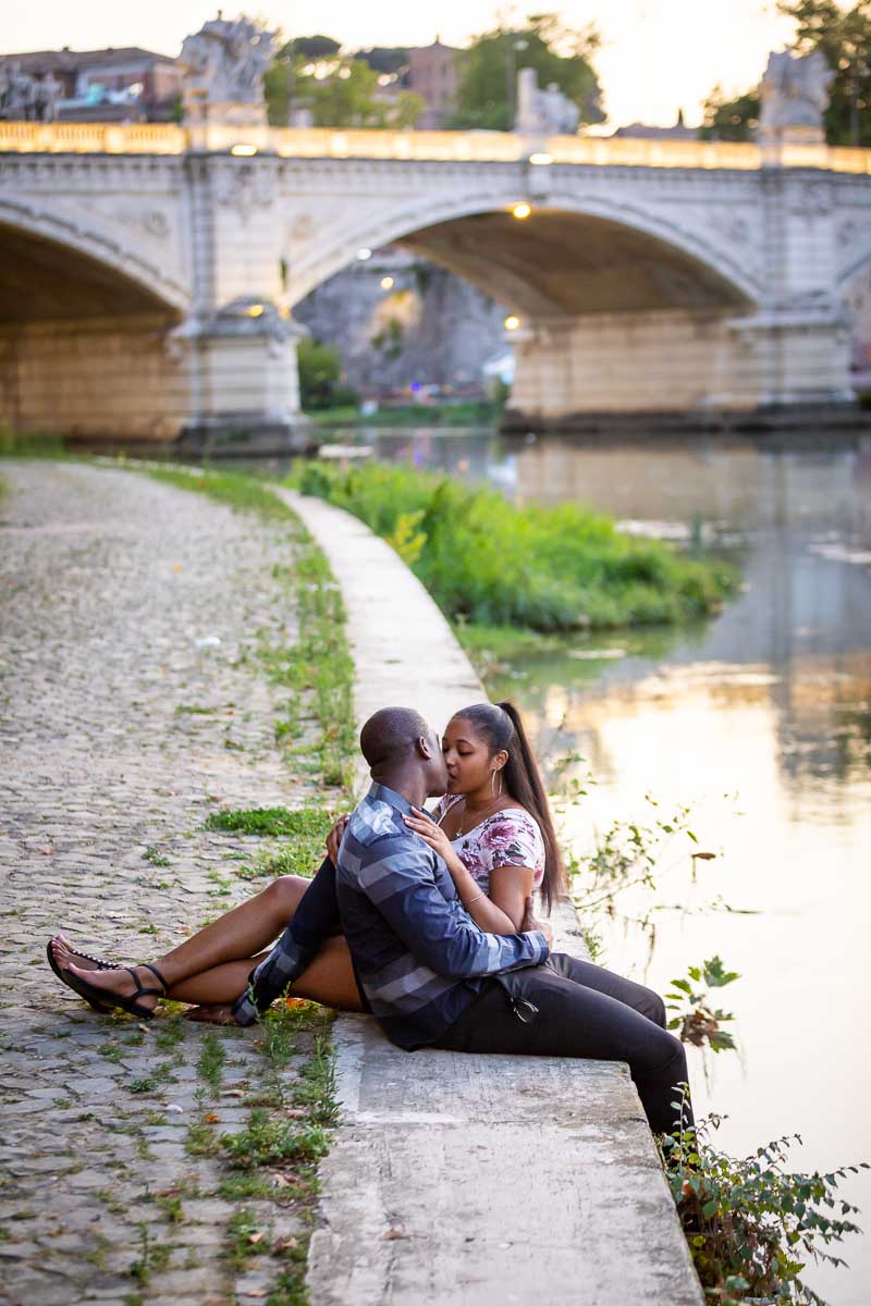 In love in Rome photo session