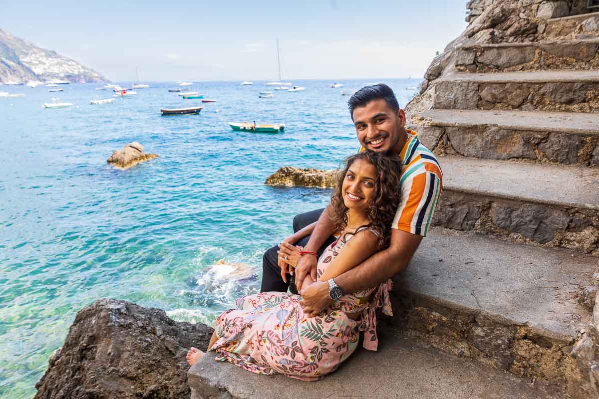 In ;Love on the Amalfi coast photography session