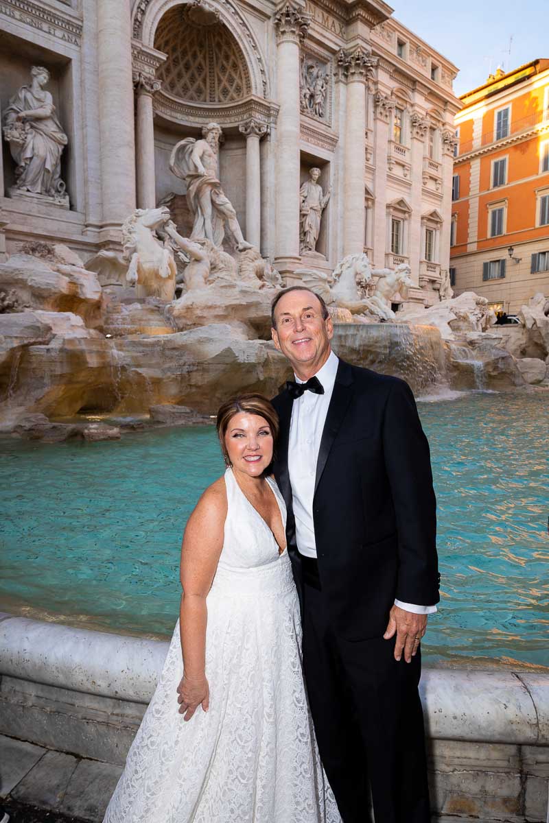 Portrait picture at Fontana di Trevi