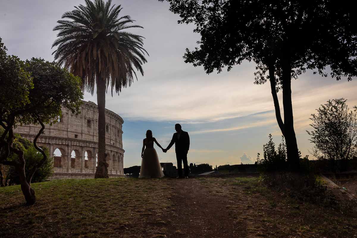 Wedding Photographer session in Rome Italy