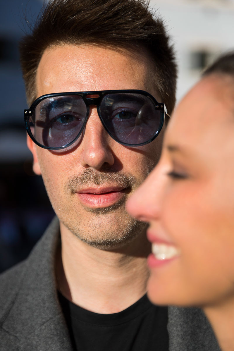 Photographic facial couple portrait