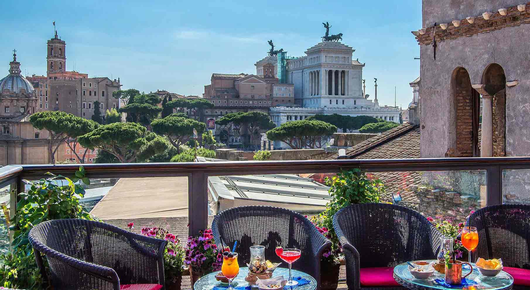 Viewing the city of Rome