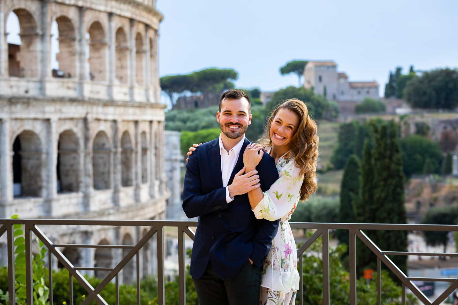 Coupe portrait taken at the Colosseum