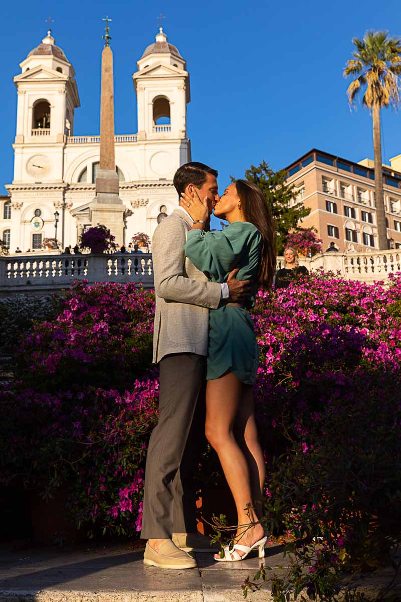 Couple engagement photoshoot in Rome by the Andrea Matone photographer studio 