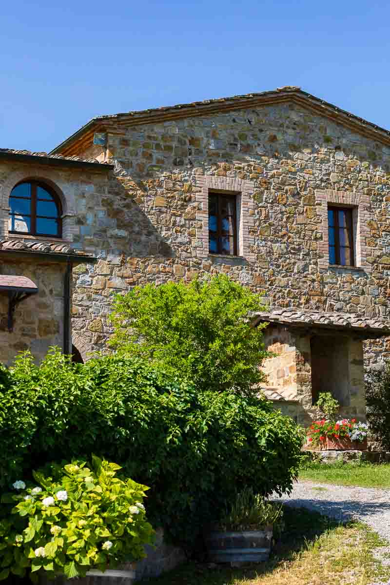 Capanna dei Cencioni winery in Tuscany Italy building exterior
