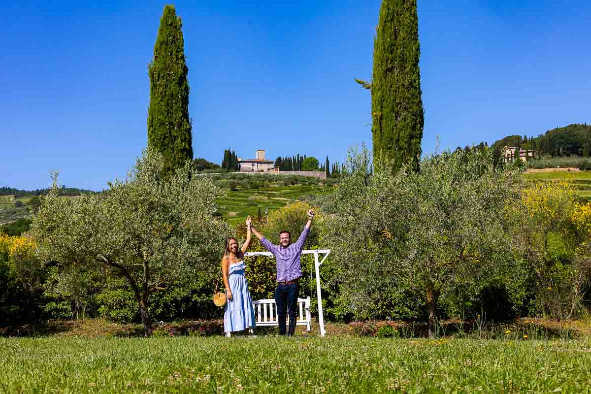 Just Engaged in Tuscany Italy! 