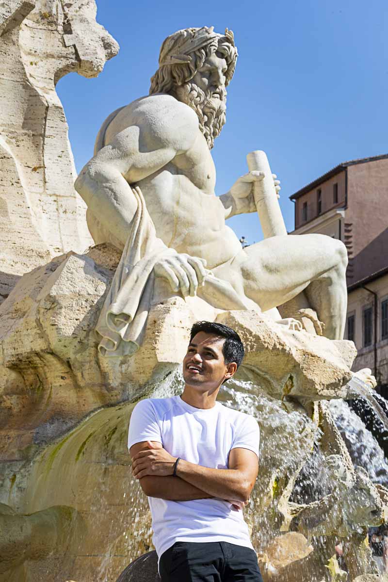 Solo fashion photography editorial in Rome Italy