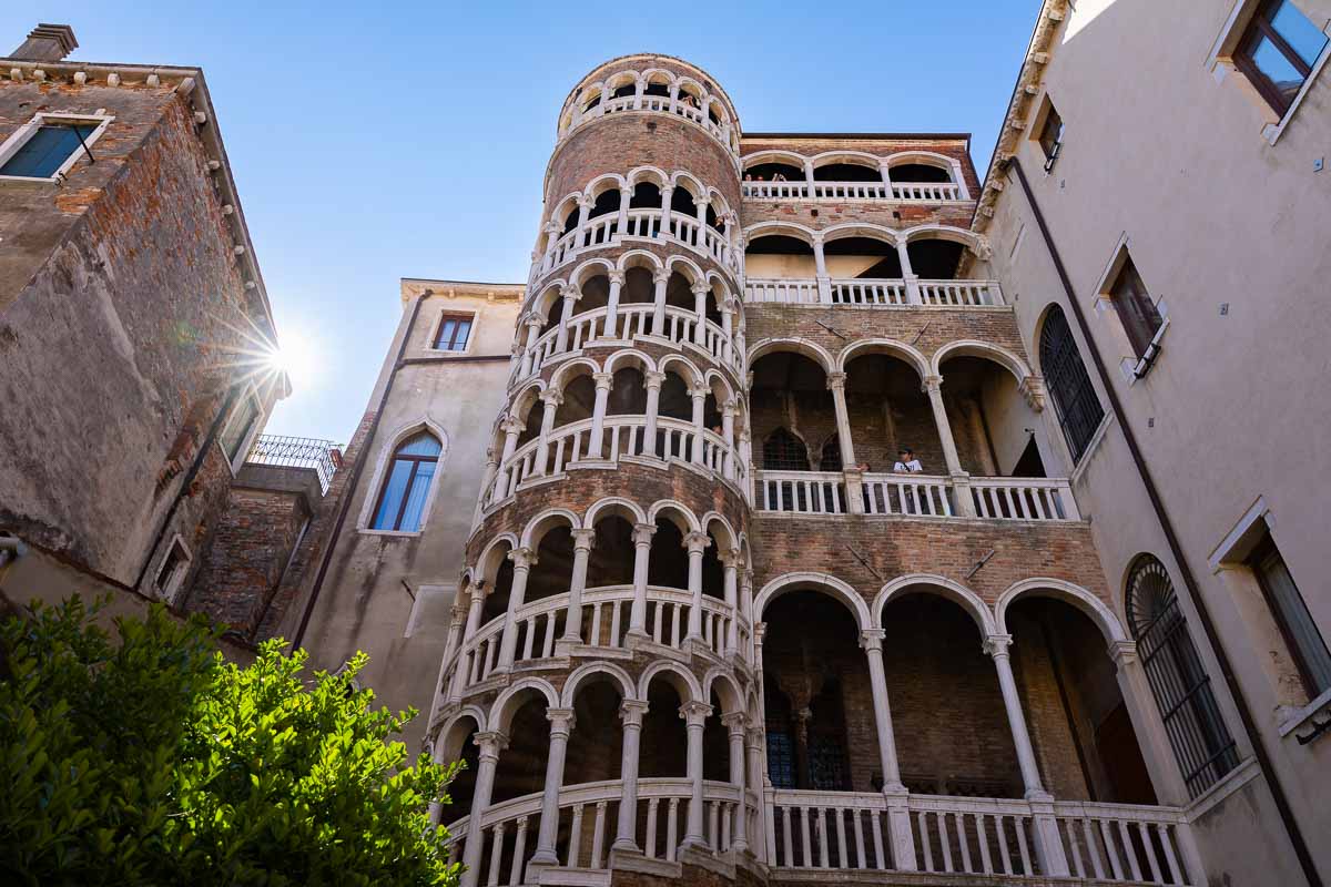 Palazzo Contarini del Bovolo in San Marco also known as Scala Contarini del Bovolo Venice Italy