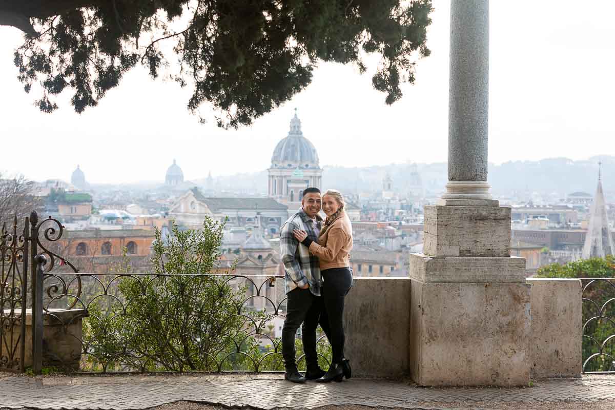Couple portrait from Rome Italy