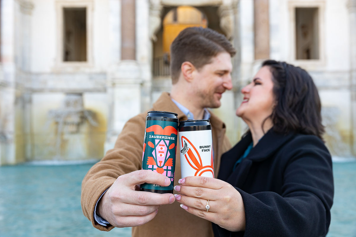 Celebrating and toasting with craft beer from Rome