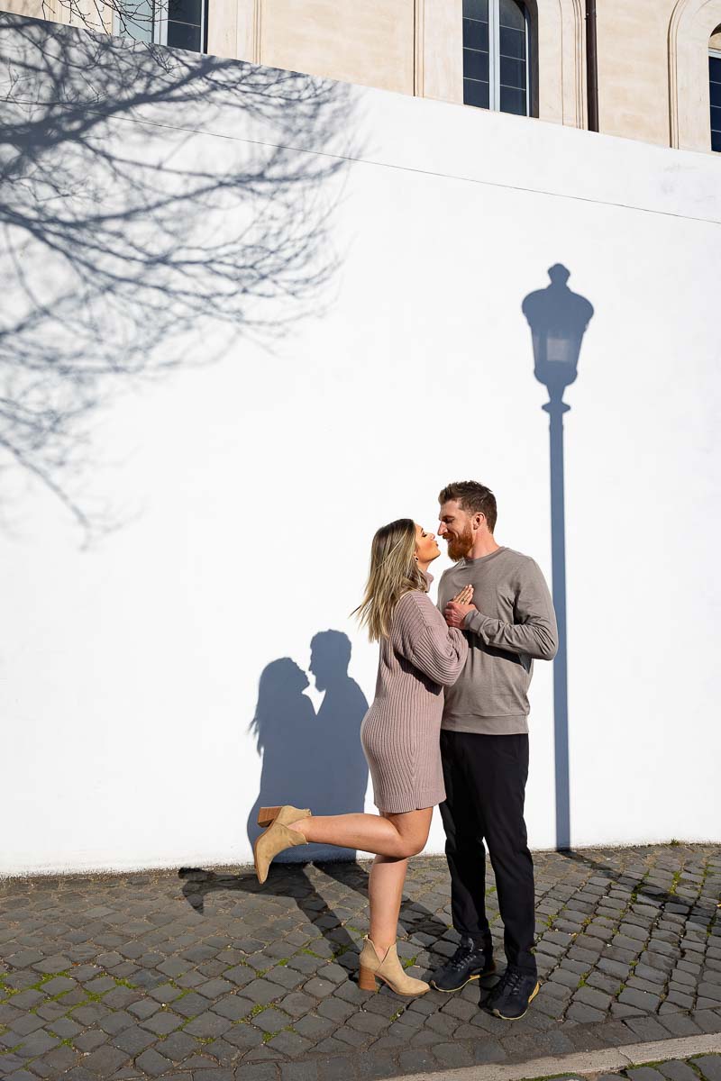 Couple photography during an engagement photo session in Italy