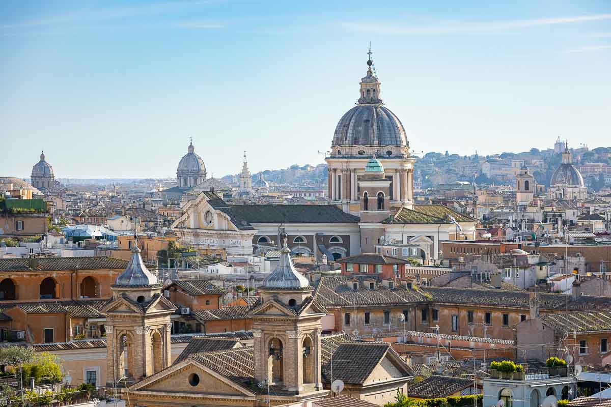 The ancient roman skyline