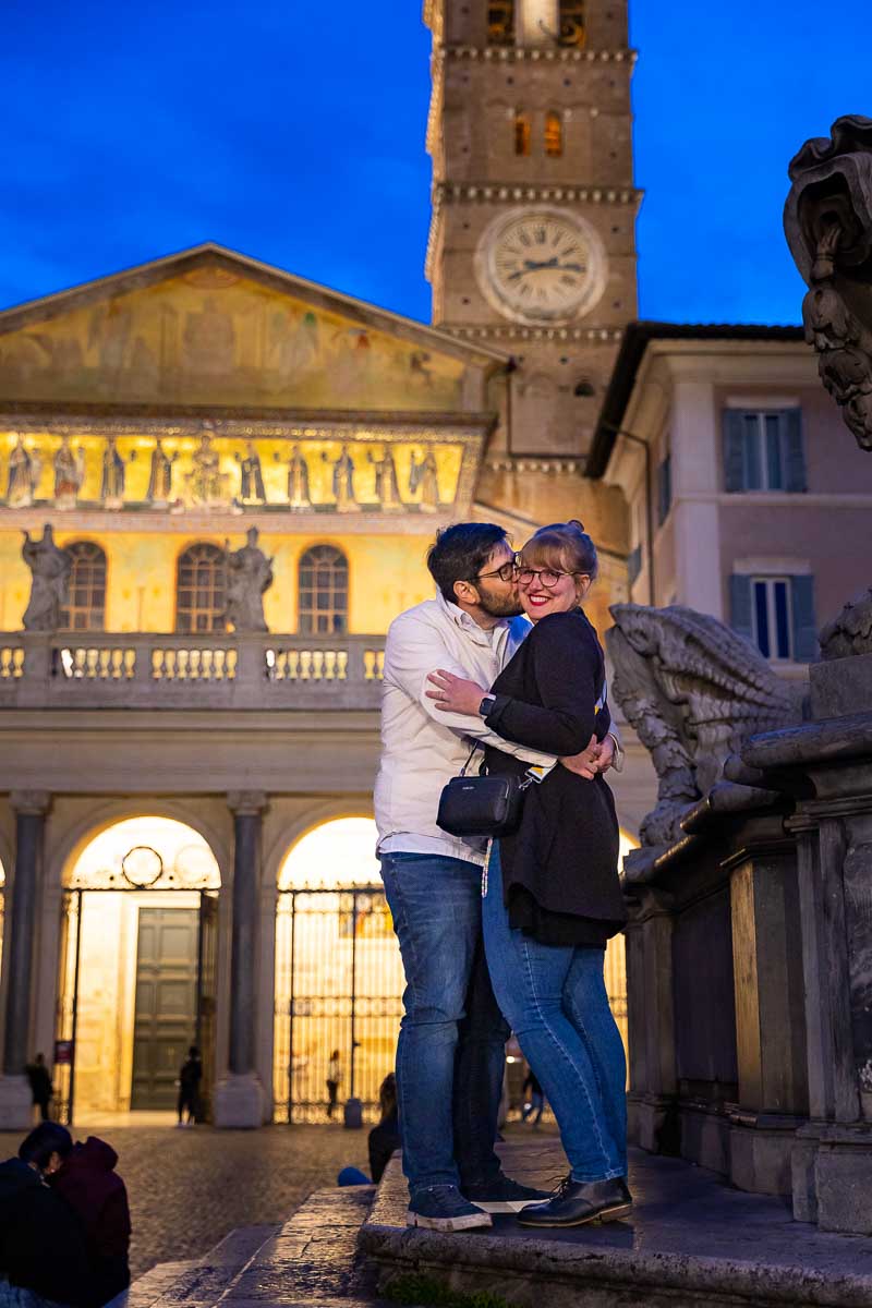 Pictures taken at Piazza Santa Maria in Trastevere 