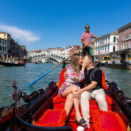 Wide angle photographic view of the proposal in Venice photographed by a professional photographer