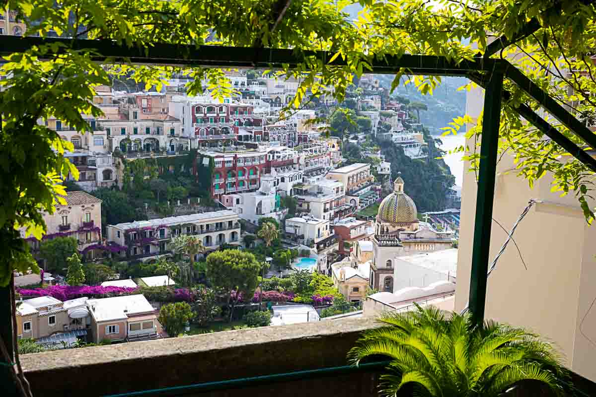 Positano viewed from above 