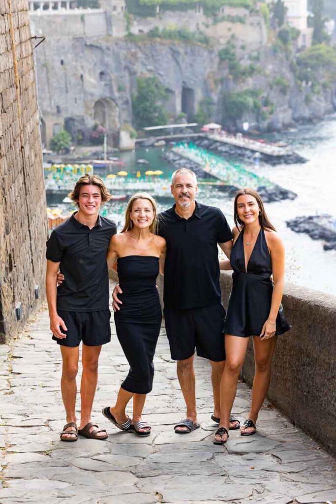 Sorrento Family Photo Shoot. Image taken on the way down to the Sorrento beach level