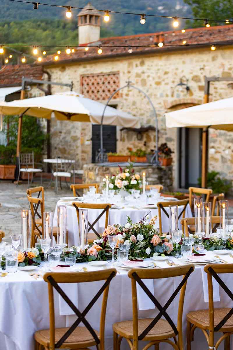 A tuscany decorated wedding countrystyle