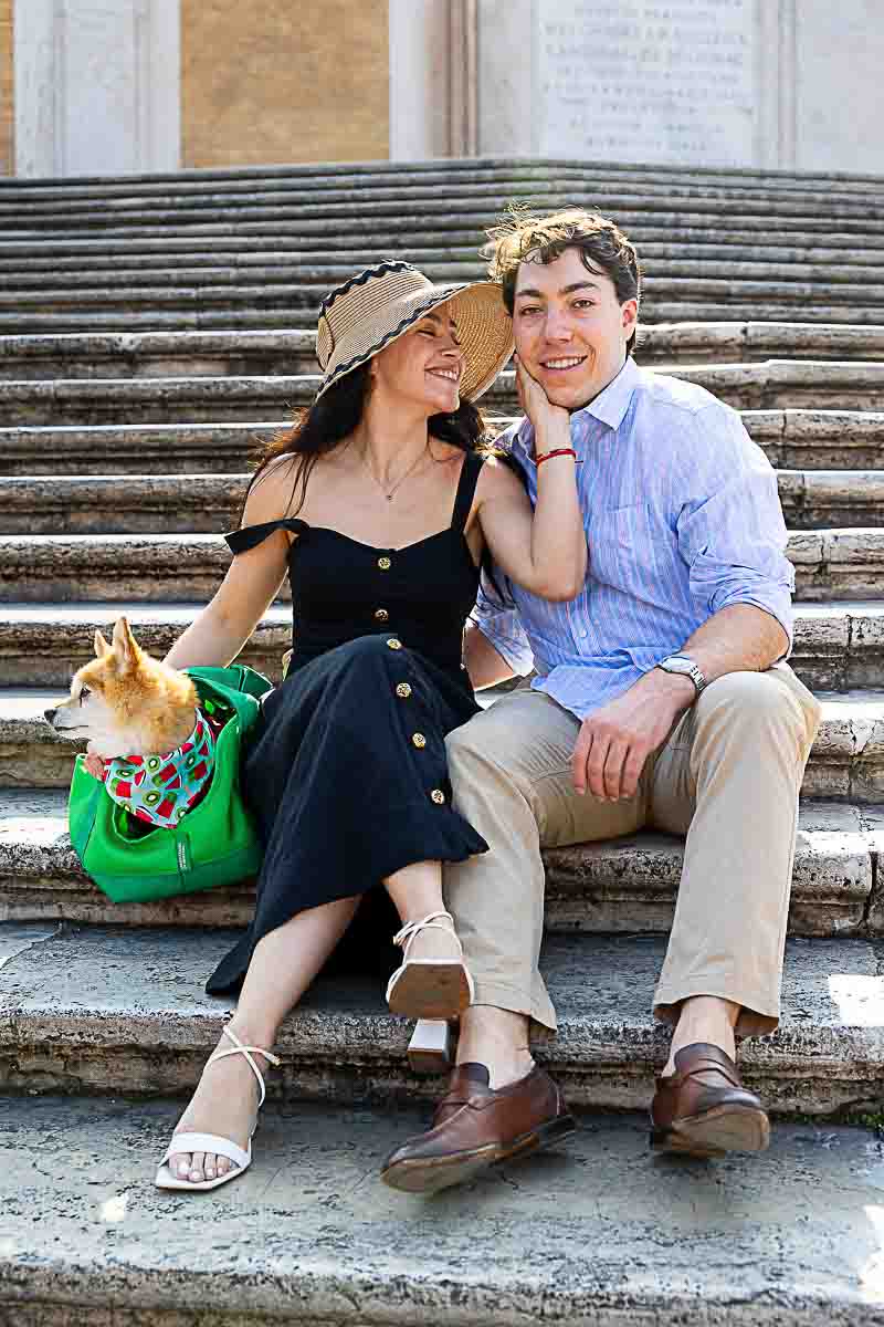 Final portrait picture sitting down on the steps 