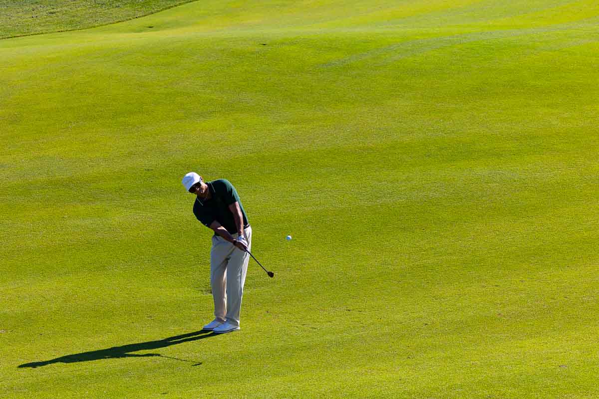 Mid-swing action shot – dynamic sport photo
