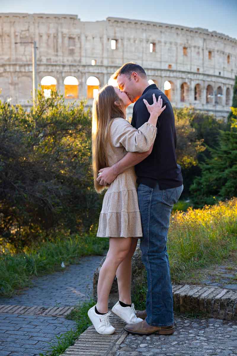 She said yes just engaged Eternal roman city in Italy