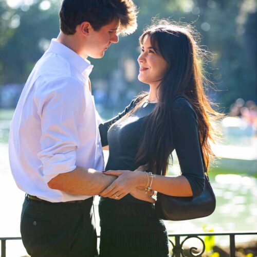 Staring at each other during a photoshoot with the Andrea Matone photographer studio from Rome Italy