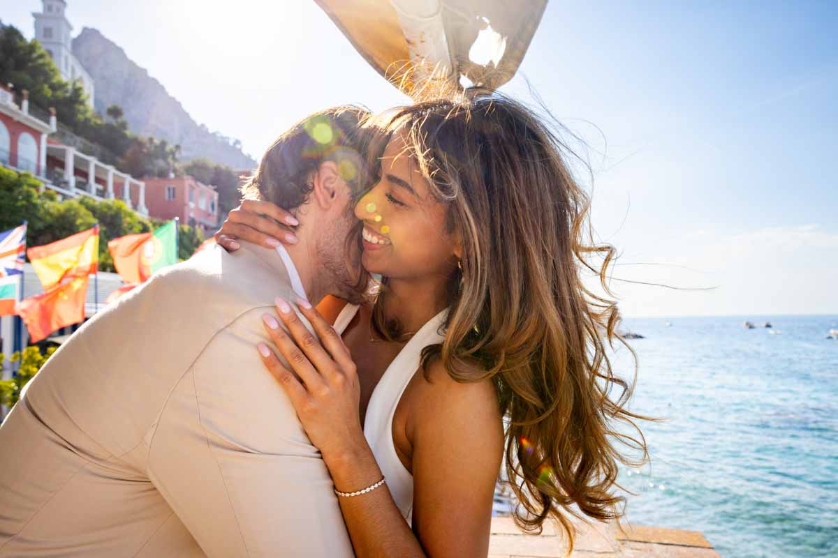 Andrea Matone photography image of being together by the sea during the golden hour 