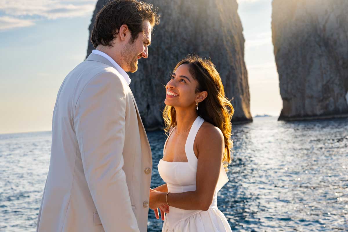 The anticipation of the moment where he proposed to her 